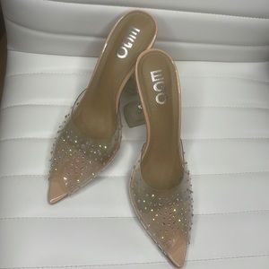 Rhinestone heels